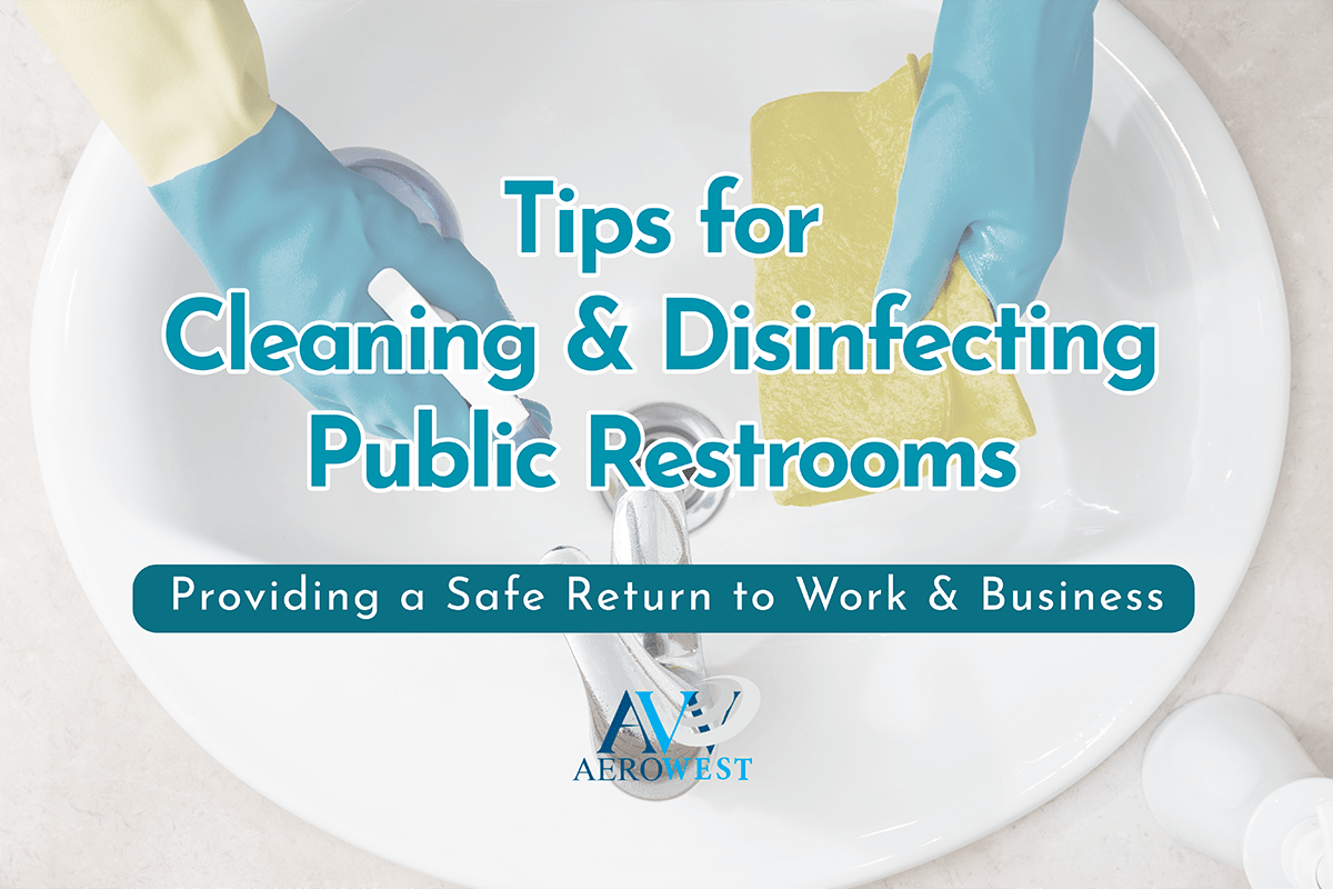 cleaning public restrooms