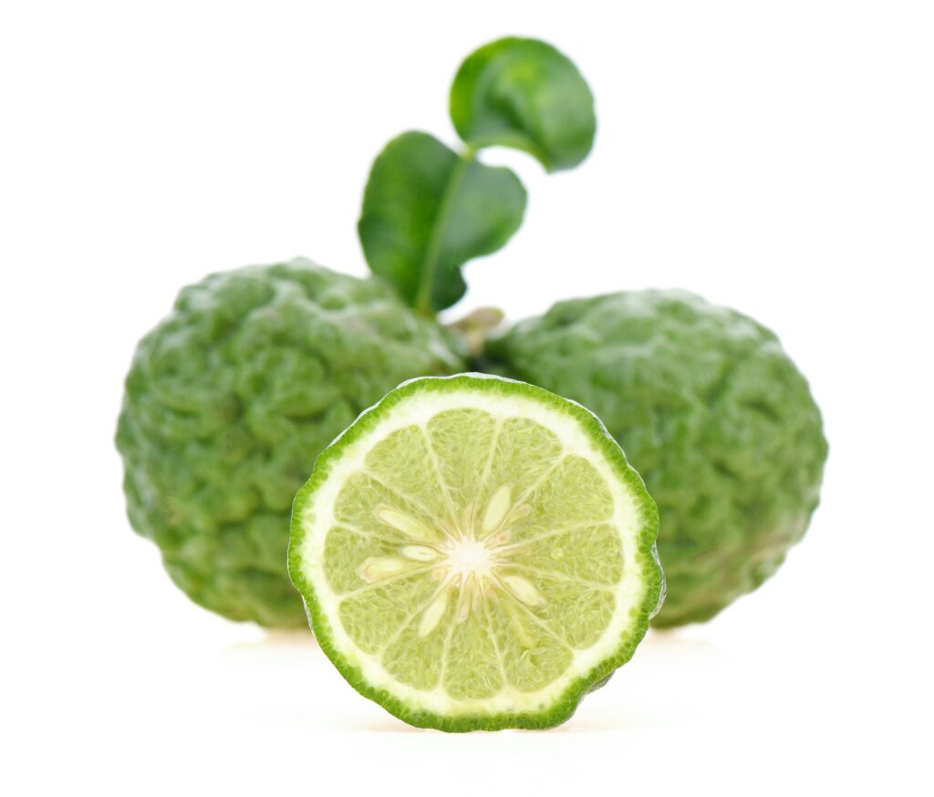 Bergamot on white background.